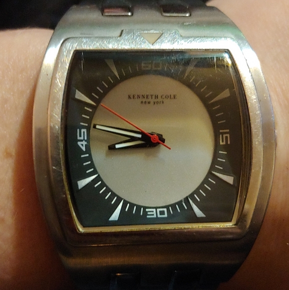 Kenneth Cole New York 42mm Classic Black Stainless Steel  Mens keneth cole stainless steel watch